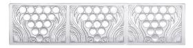 Grapes mirrored triple panel - Lalique