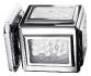 Metropolis cabinet knob Chrome - Lalique