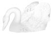 Head down Swan ornament Clear - Lalique