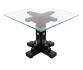 Raisins table clear and black lacquered - Lalique