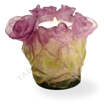 Pink candleholder - Daum