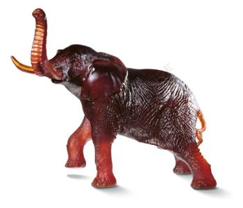 Amber elephant j.f leroy - Daum