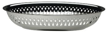Oval bread or fruit basket in silver plated - Ercuis