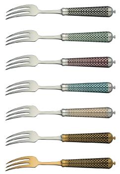 Fish fork in sterling silver - Ercuis