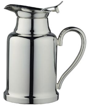 Silverplated stainless steel insulated pot in silver plated - Ercuis