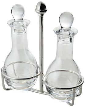 Oil & vinegar set in silver plated - Ercuis