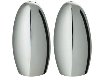 Salt & pepper shakers in a case in silver plated - Ercuis