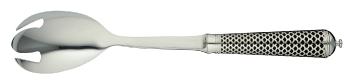 Salad serving fork in sterling silver - Ercuis