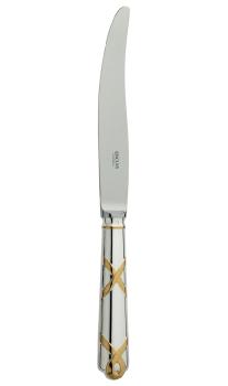 Fish serving fork in silver lated and gilding - Ercuis