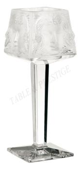 Masque de Femme on foot votive Clear - Lalique