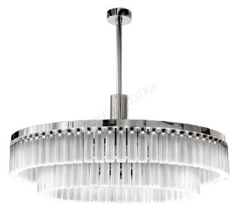 Orgue Chandeliers 2 tiers Chrome - Lalique