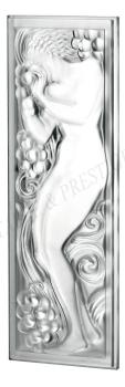 Figurine et raisins panel miror - Lalique