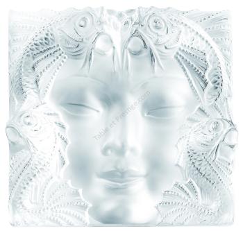 Woman mask panel 80 mirror - Lalique