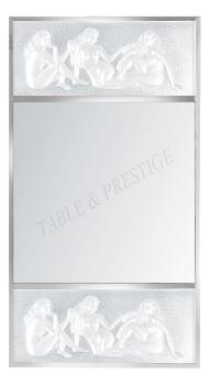 Les Causeuses central mirror - Lalique