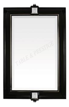 Masque de femme mirror Black lacquered and Clear crystal - Lalique