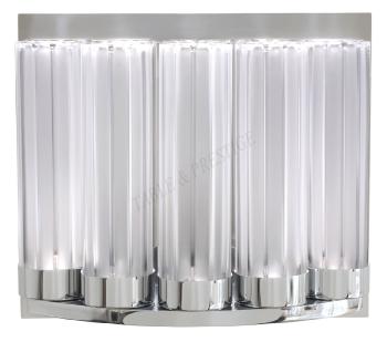 Orgue wall sconce, 5 elements Chrome - Lalique