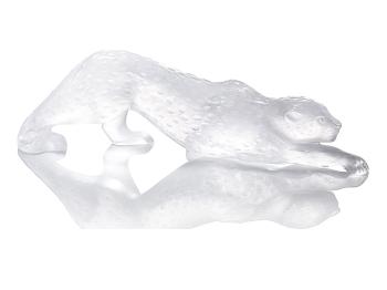 Zeila panther large sculpture clear - Lalique