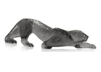 Zeila panther large sculpture grey - Lalique