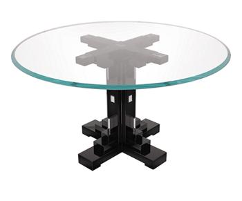 Raisins table clear and black lacquered - Lalique