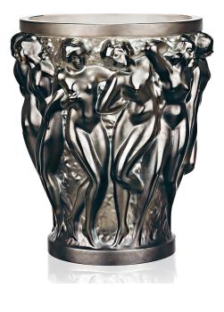 Bacchantes vase in bronze crystal - Lalique