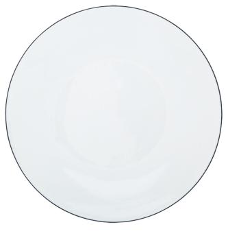 Buffet plate black ink - Raynaud
