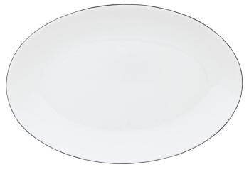 Oval dish small black ink - Raynaud