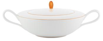 Soup tureen orange apricot - Raynaud