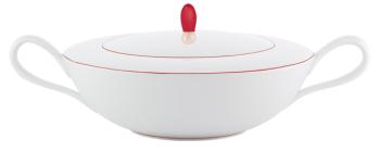 Soup tureen vermilion - Raynaud