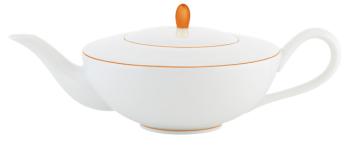 Tea / coffee pot orange apricot - Raynaud